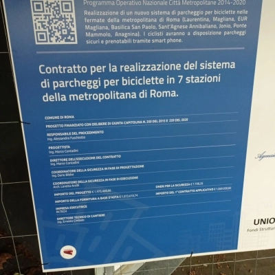Progetto bike box, Italia dei Diritti sollecita l'attivazione dei parcheggi per biciclette nelle stazioni metro di Roma