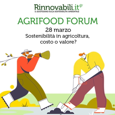 Agrifood Forum 2023, terza edizione  dell’evento digitale dedicato alla sostenibilità  del sistema agroalimentare  28 marzo 2023, ore 9.30