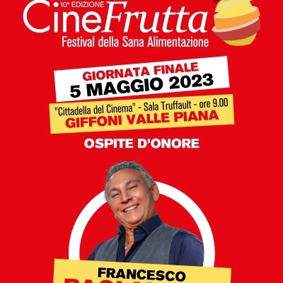 Il 5 Maggio a Giffoni finale di Cinefrutta con Francesco Paolantoni e Pia Lanciotti