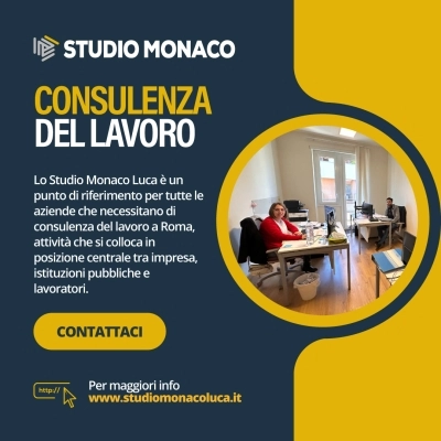 Elaborazione Buste Paga Roma Studio Monaco Luca 
