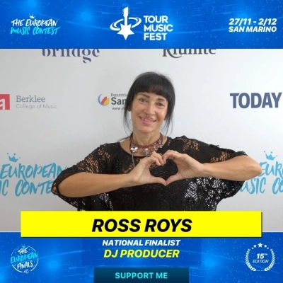 Tour Music Fest 2023: Ross Roys, la talentuosa DJ Producer spezzina, in finale al festival presieduto da Beppe Vessicchio e Kara DioGuardi