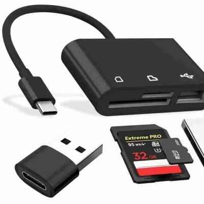 Lettore Schede SD USB-C Vinmooog: Connettività Rapida e Portabilità Estrema