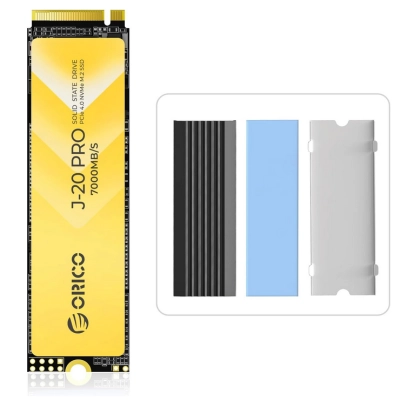 ORICO 1TB NVMe SSD M.2: PCIe 4.0 Gen4x4, Fino a 7000 MB/s, PS5 Compatibile - J20Pro