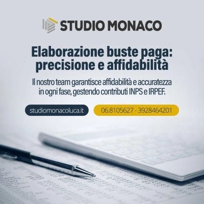 Gestione Paghe e Contributi a Roma Studio Monaco Luca
