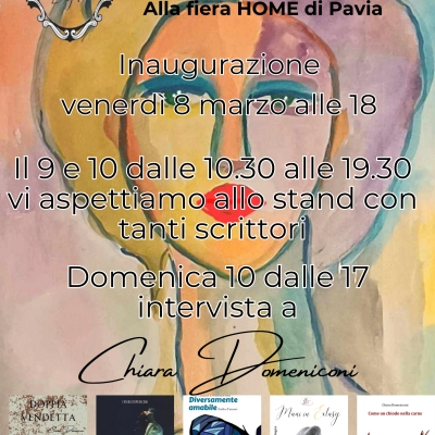 Chiara Domeniconi: alla scoperta della sua arte alla Fiera Home di Pavia