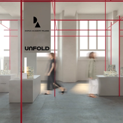 Domus Academy presenta UNFOLD, la mostra-evento che riunisce studenti e scuole di design da tutto il mondo alla Design Week di Milano 