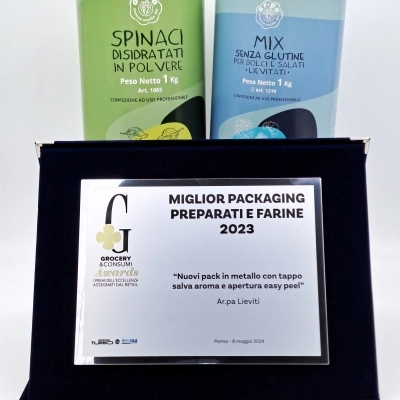 Ar.pa Lieviti vince con un nuovo pack il  “Grocery&Consumi Awards 2024” di Tespi Mediagroup  