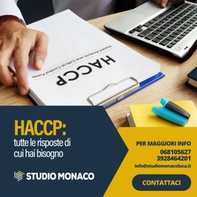 Consulenza HACCP con Studio Monaco Luca a Roma