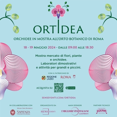 ORCHIDEE IN MOSTRA: ALL’ORTO BOTANICO DI ROMA TORNA ORTIDEA 2024