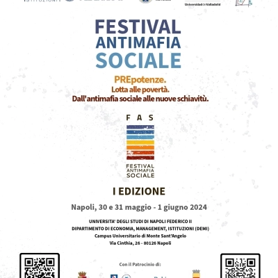 La Federico II presenta la prima edizione del Festival Antimafia Sociale