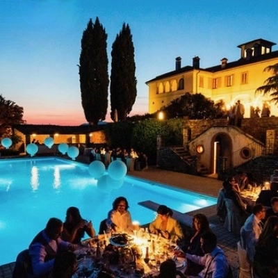7/6 Barbariccia Dream @ Castello degli Angeli - Carobbio (Bergamo), la cena da sogno a bordo piscina ogni venerdì by DV Connection