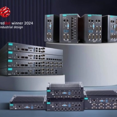 I PC industriali x86 di nuova generazione di Moxa premiati con il Red Dot Award: Product Design 2024