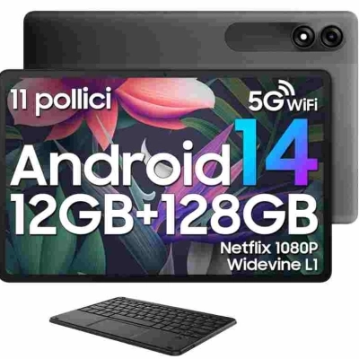 Blackview Tab 90 WiFi: Tablet Android 14 da 11 pollici con Batteria a Lunga Durata, Fotocamera 13MP e Tastiera Inclusa - Sconto del 68%!