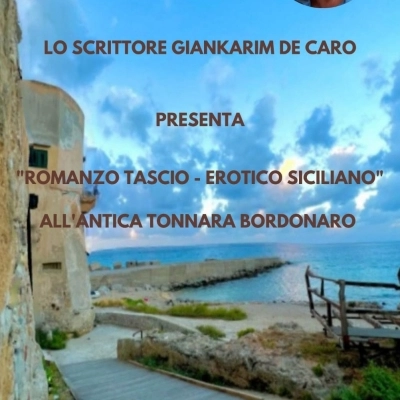 Lo scrittore Giankarim De Caro incontra i lettori all’Antica Tonnara Bordonaro di Palermo