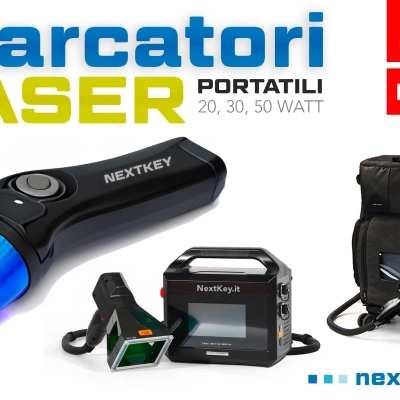 Marcatore laser portatile per acciaio inox e alluminio