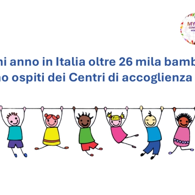 Ogni anno in Italia oltre 26 mila bambini sono ospiti dei Centri di accoglienza