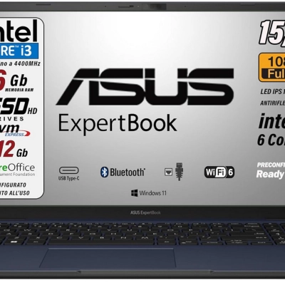  ASUS ExpertBook B1502CB Recensione 2024: Portatile Intel Core i3 12th Gen, Perfetto per Lavoro e Studio