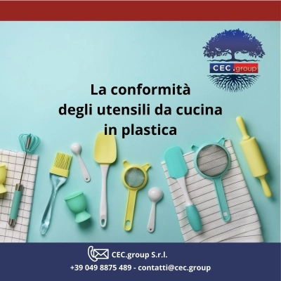 Conformità degli utensili per cucina in plastica