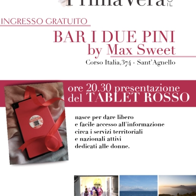  Serata di Premiazione del Contest “La Vostra PrimaVera Foto” e Presentazione del Tablet Rosso al Bar “I due Pini”