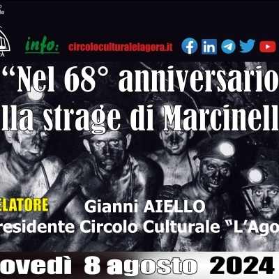 Il Circolo Culturale “L’Agorà” organizza un incontro sulla strage di Marcinelle