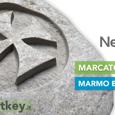 Incisione laser su marmo e pietra - NextKey srl 