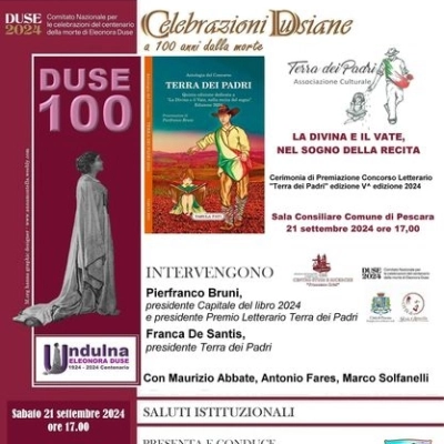  Terra dei Padri due giorni fra letteratura e teatro: Celebrazione dei Giovani Talenti e Presentazione dell’Antologia “La Divina e il Vate nella recita del sogno” 