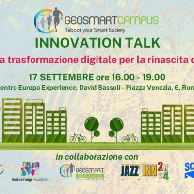 Geosmartcampus al Rome Future Week con il tema dello sviluppo ed il progresso del Paese con le aree interne.