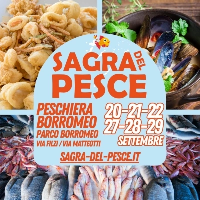 Peschiera Borromeo si prepara ad accogliere la Sagra del Pesce: due weekend di festa all’insegna di piatti a base di pesce e dei sapori del mare