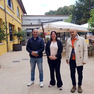 Inaugurato il rinnovato cortile interno della Casa di Riposo “Fossombroni”