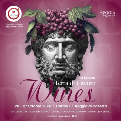 “TERRA DI LAVORO WINES”: si accendono i motori per la terza edizione alla Reggia di Caserta con il Consorzio Vitica