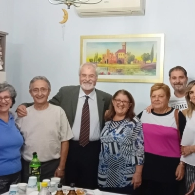 Mariglianella Visita di Ernesto Cicino da 55 anni in Canada. (Antonio Castaldo)