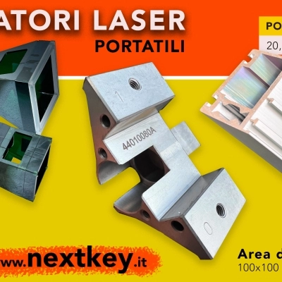 Marcatore laser a fibra portatile da 30 watt 