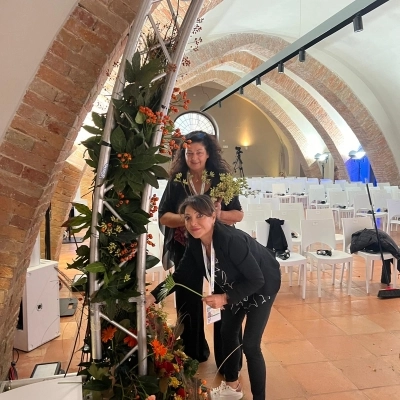 Il floral design dell’abruzzese Nunziatina di Nunzio al G7 Inclusione e Disabilità