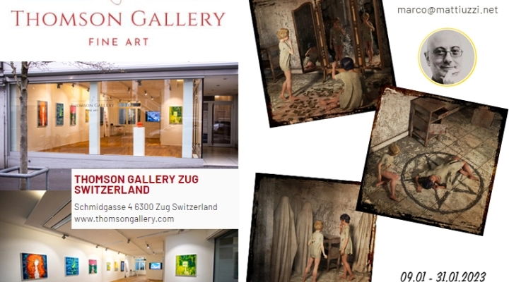 L'artista Marco Mattiuzzi espone nella THOMSON GALLERY di Zug - Switzerland - dal 9 al 31 gennaio 2023.