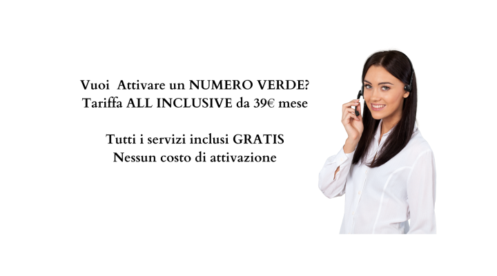 Numero verde per aziende, professionisti ed enti pubblici