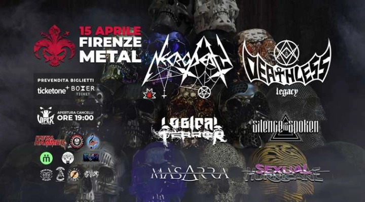 Firenze Metal, line up e biglietti dell'evento del 15 aprile