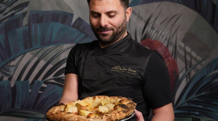 Luca Piscopo presenta il nuovo menù di  Anema & Pizza