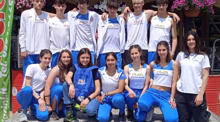 Alga Atletica Arezzo, bei risultati ai Campionati di Società Allievi e Cadetti