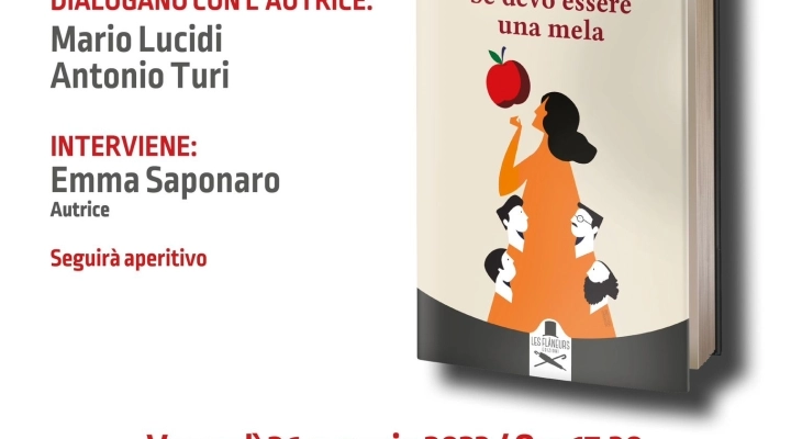 La scrittrice Emma Saponaro a Spoleto il 26 maggio per presentare il suo ultimo libro 