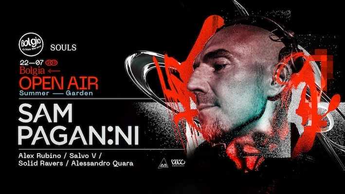 22/07 Sam Paganini fa muovere a tempo Bolgia Summer Garden - Bergamo