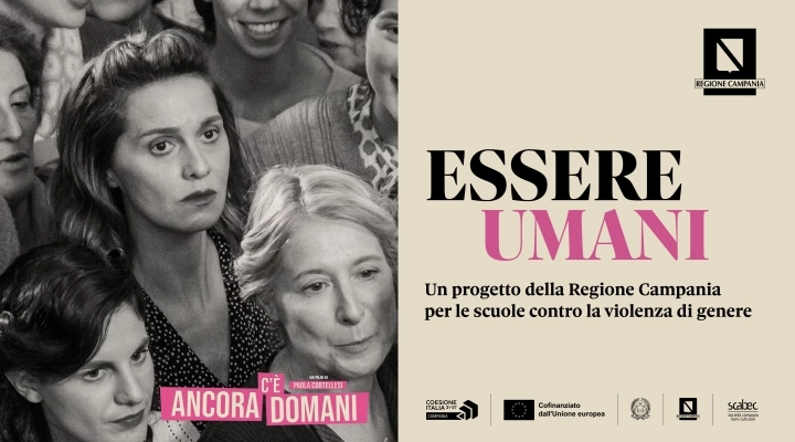 “ESSERE UMANI”, LA REGIONE CAMPANIA AL FIANCO DELLE SCUOLE CONTRO LA VIOLENZA DI GENERE