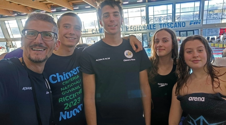 Doppia medaglia per la Chimera Nuoto al Campionato Regionale Assoluto