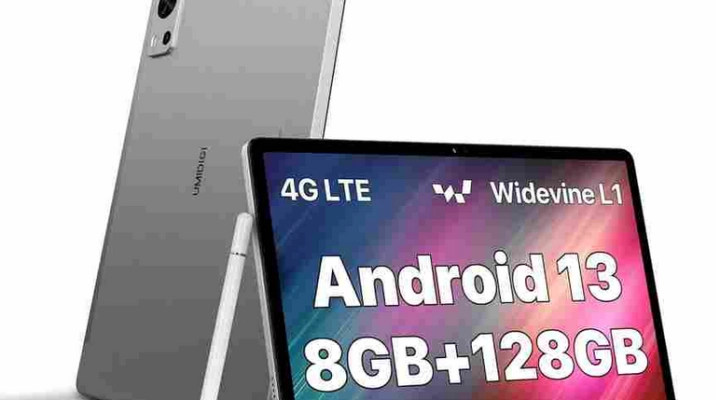 UMIDIGI G5 TAB: Tablet Android 13 da 10.1 Pollici con Penna, 8GB RAM, 128GB ROM, Batteria 6000mAh e Fotocamere Potenti