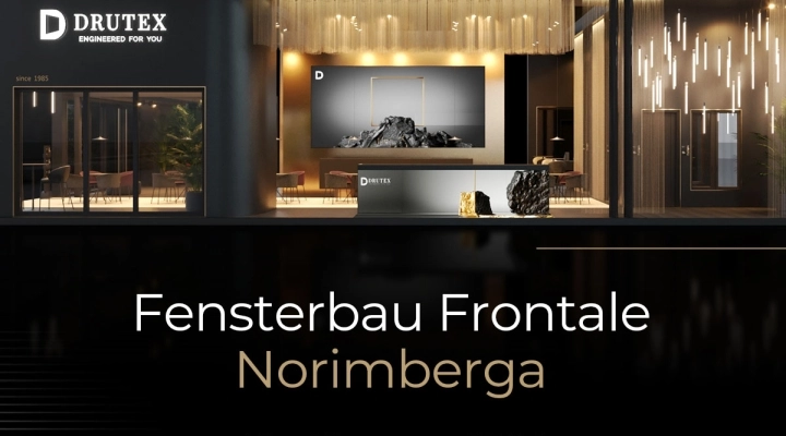 Drutex direzione Norimberga! Il leader europeo nella produzione di porte e finestre parteciperà alla fiera Fensterbau Frontale dal 19 al 22 marzo