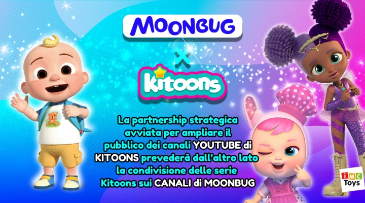 Partnership tra Moonbug Entertainment e IMC Toys