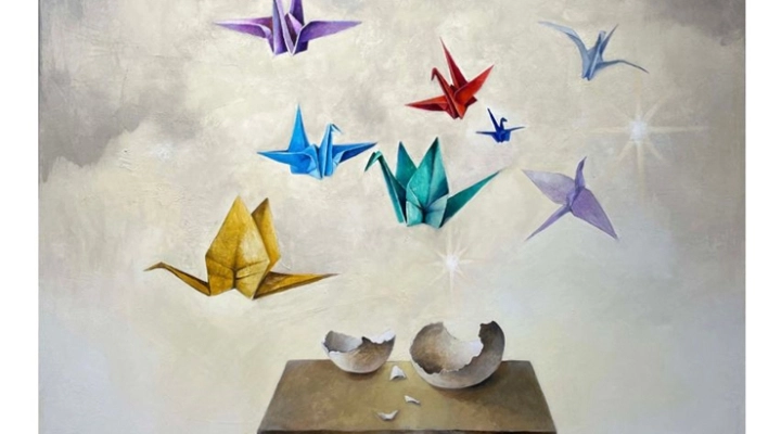Donatella Violi in mostra per raccontare l'armonia enigmatica della sua pittura