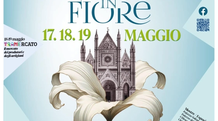Ad Orvieto in Fiore il 17 e 18 maggio Aperitivo Floreale Wine - Street Food in collaborazione con la Strada dei Vini Etrusco Romana