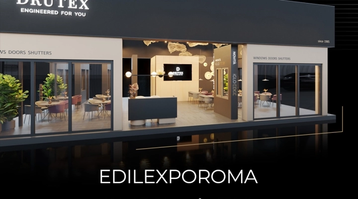 Drutex presenta la finestra di nuova generazione IGLO EDGE durante l'Edil Expo Roma 2024