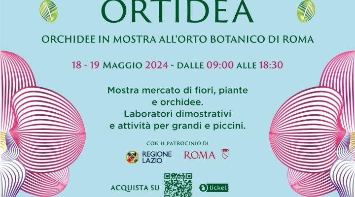 ORCHIDEE IN MOSTRA: ALL’ORTO BOTANICO DI ROMA TORNA ORTIDEA 2024