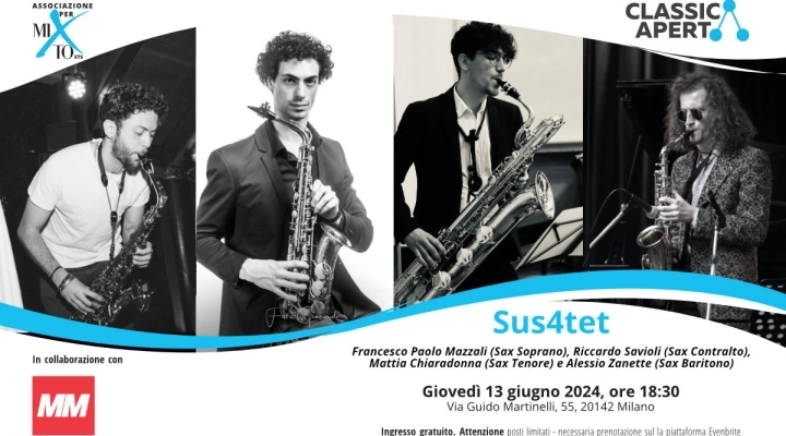 Esordio Sus4tet con ClassicAperta